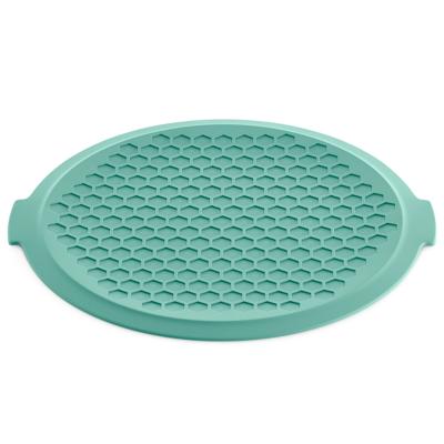 Tapete redondo protector microondas silicona