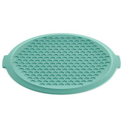 Tapete redondo protector microondas silicona