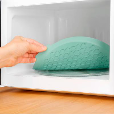 Tapete redondo protector microondas silicona