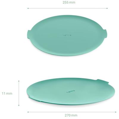 Tapete redondo protector microondas silicona