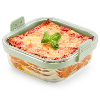 Cesta cuadrada cristal air fryer Lekue