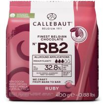 Cobertura chocolate Ruby Callebaut 400 g