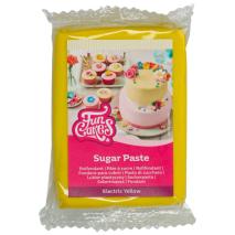 Fondant Funcakes 250 g amarillo el�ctrico