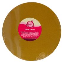 Base pasteles redonda 25 cm Shimmering oro