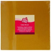Base pasteles cuadrada 30 cm Shimmering oro