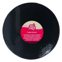 Base pasteles redonda 25 cm Matt negra