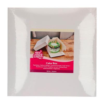 Caja para pasteles blanca