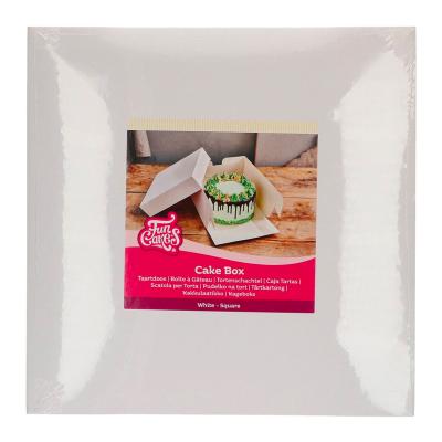 Caja para pasteles blanca