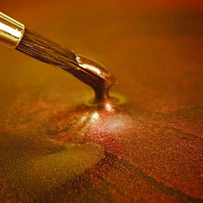 Pintura alimentaria metlica 25 ml Dorado