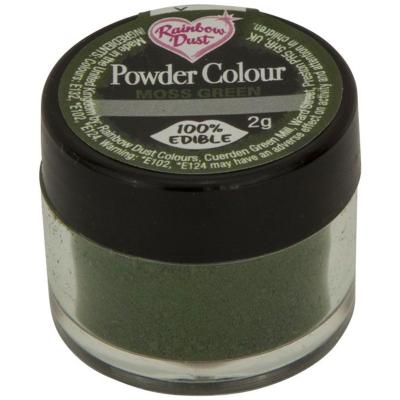 Colorante polvo Rainbow Dust 2 g verde musgo