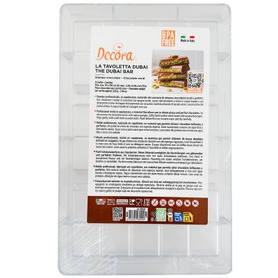Molde para 3 tabletas chocolate Dubai