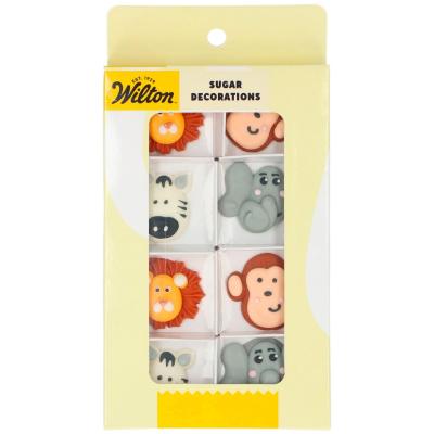 Set 8 decoraciones de az�car Wilton Safari