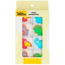 Set 8 decoraciones de az�car Wilton Happy Dino