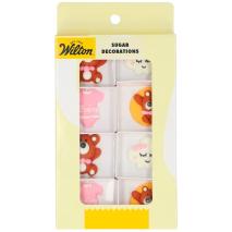 Set 8 decoraciones de az�car Wilton Baby Pink