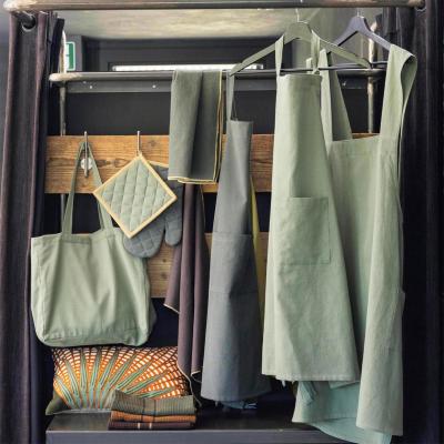 Delantal 100% algodn reciclado Ada forest