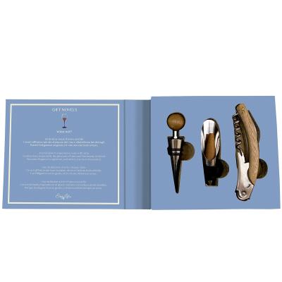 Set 3 utensilios para vino Novel Wine