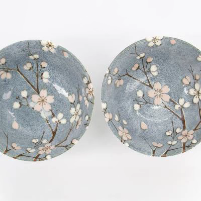 Set regalo 2 boles Ramen Gray blue 21 cm