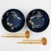 Set regalo 2 boles Ramen Sakura cobalt blue 21 cm