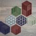 Salvamanteles trivet hexgono Colors 2025