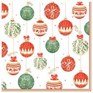 Servilletas papel Navidad Bolas rbol x20