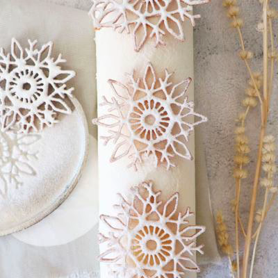 Polvo alimentario terciopelo brillante nieve 100 g