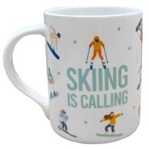 Mug tassa Ski is calling 40 cl