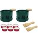 Set regalo 2x Raclette Tout shuss vert