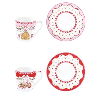 6 x taza espresso Ginger con plato 100 ml