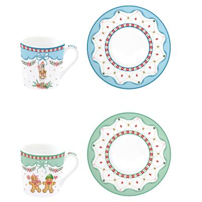 6 x taza espresso Ginger con plato 100 ml