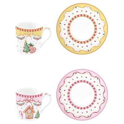 6 x taza espresso Ginger con plato 100 ml