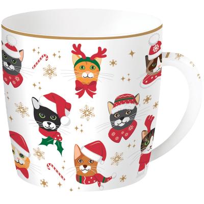 Taza mug regalo Cats Christmas 350 ml