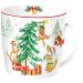 Taza mug regalo Dogs Christmas Tree 350 ml