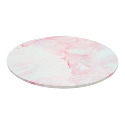 Base pasteles redonda 20 cm Mrmol rosa