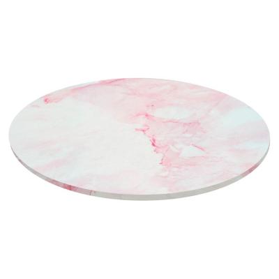 Base pasteles redonda 25 cm Mrmol rosa