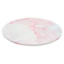 Base pastissos rodona 25 cm Marbre rosa