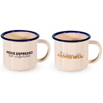 Set regalo 2x taza caf� 150 ml