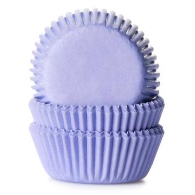 Papel  mini cupcakes lila x60