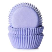 Papel  mini cupcakes lila x60