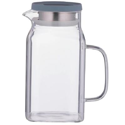 Jarra cristal cuadrada nevera Kilner