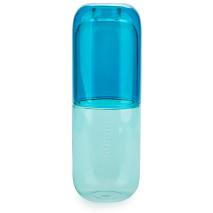 Botella con vaso agua P�ldora 550 ml cristal