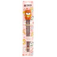 Palillos japoneses para ni�o perro Shiba