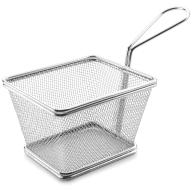 Cestillo cuadrado presentaci�n inox 12x10 cm