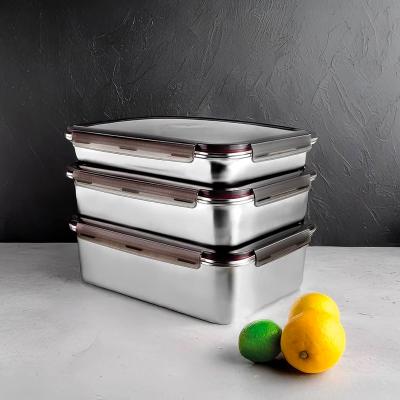 Tupper acero base acanalada con tapa