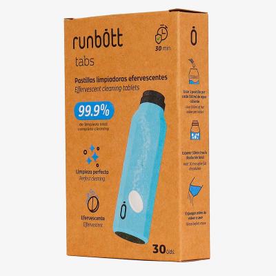 Caja 30 pastillas higienizantes Runbott Tabs