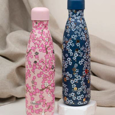 Botella t�rmica Qwetch Flowers 500 ml rose