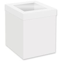 Caixa per pastissos blanca Tall 25x25x25 cm