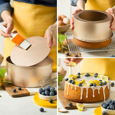Molde Chiffon cake antiadherente Gold 20 cm