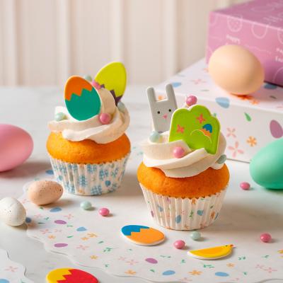 Papel cupcakes x36 Conejitos simp�ticos