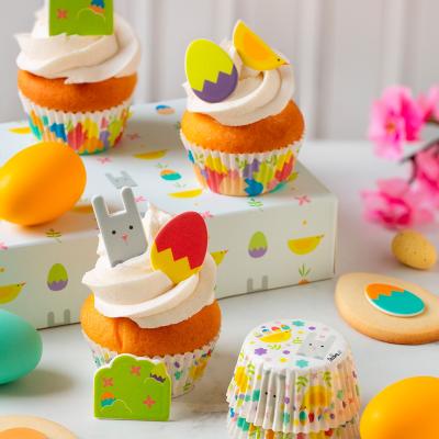 Papel cupcakes x36 Conejitos simp�ticos