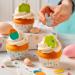 Papel cupcakes x36 Conejitos simp�ticos